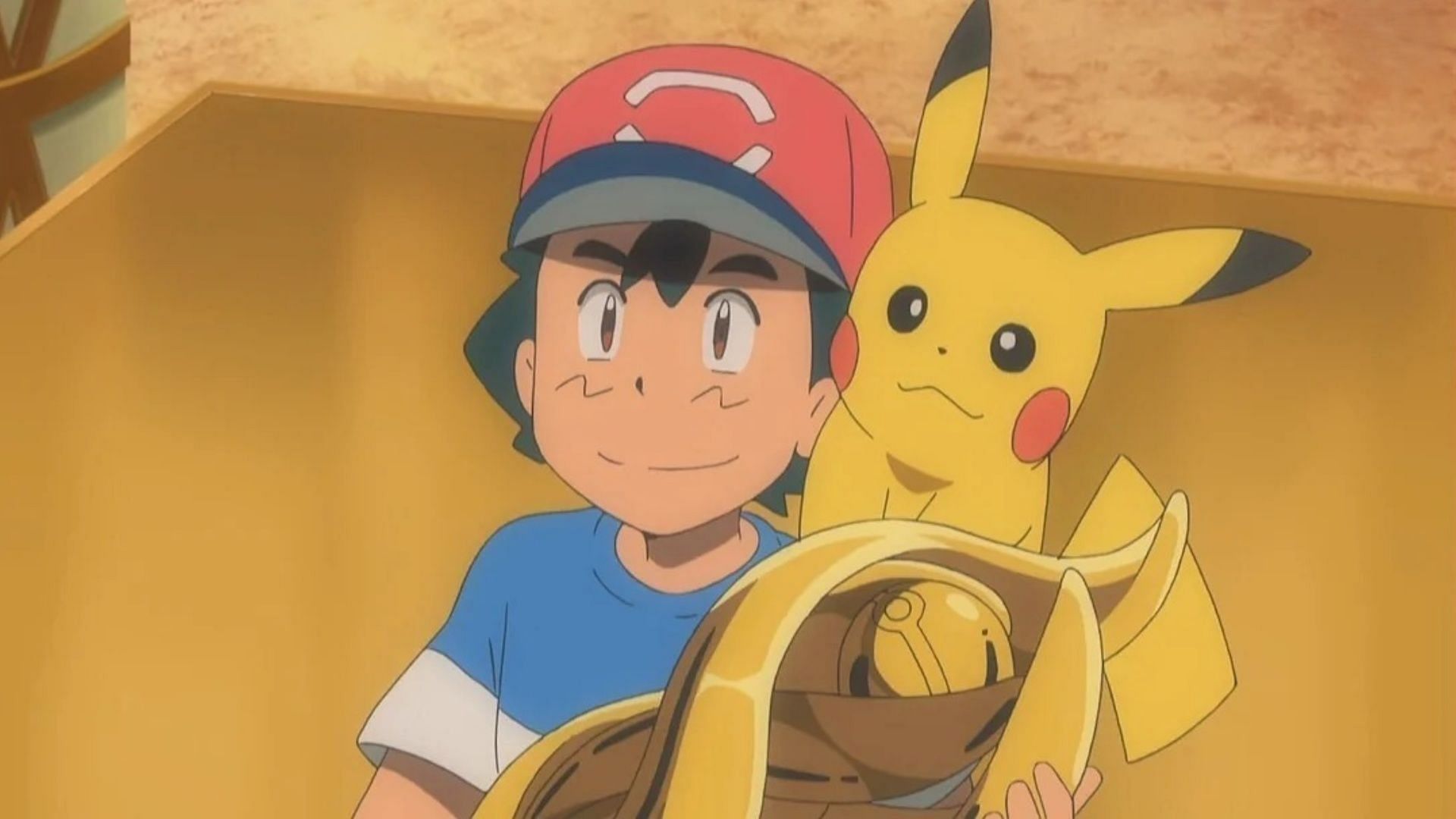 Ash and Pikachu as seen in one of the overhyped anime moments (Image via OML)